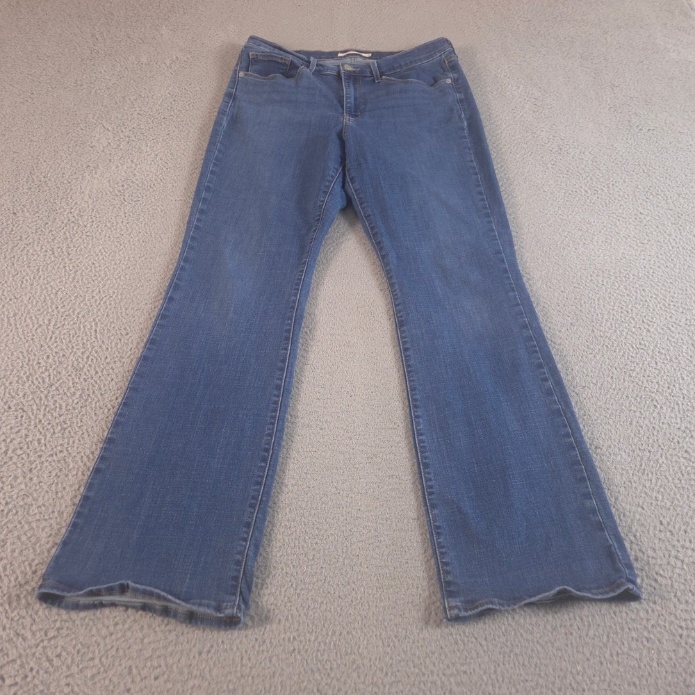 Levi's Jeans Womens 10 Blue Classic Bootcut Cotton Blend Stretch‎ Mid Rise Denim
